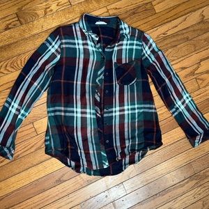 Plaid button up shirt